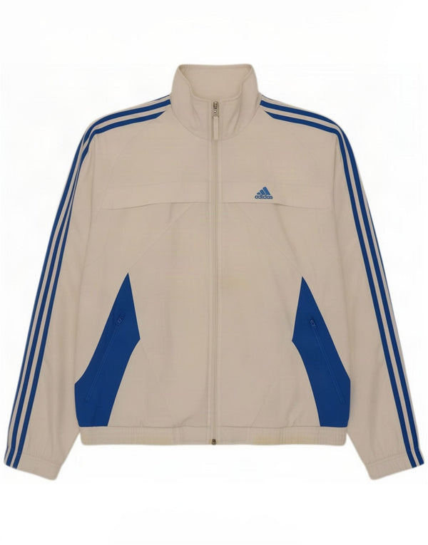 Ανδρική φόρμα Adidas Top Jacket UK 36/38 Small White Colourblock Polyester