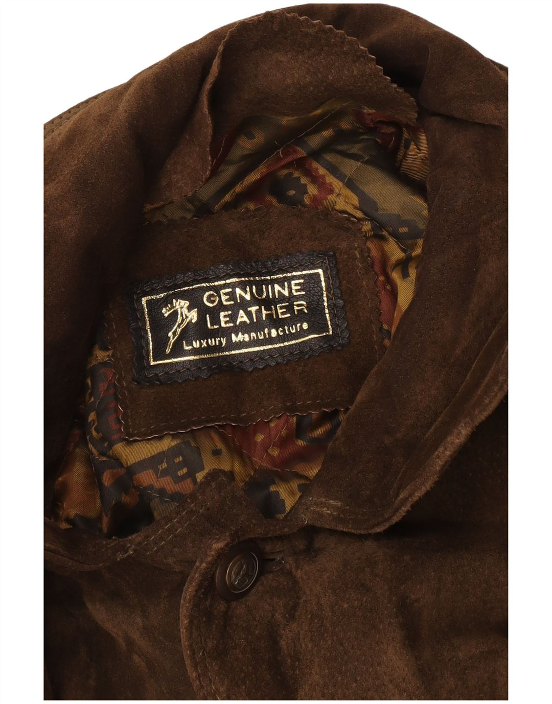 Vintage Ανδρικό Σουέντ Μπουφάν UK 42 XL Καφέ Δερμάτινο