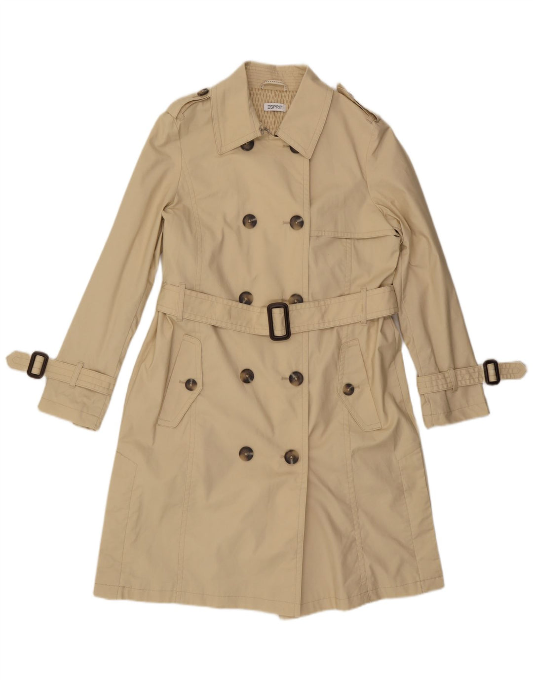 Γυναικεία καμπαρντίνα Esprit UK 14 Large Beige Cotton