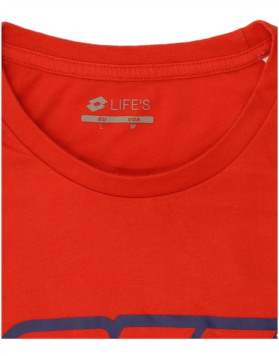 Ανδρικό γραφικό μπλουζάκι Lotto Top Medium Red