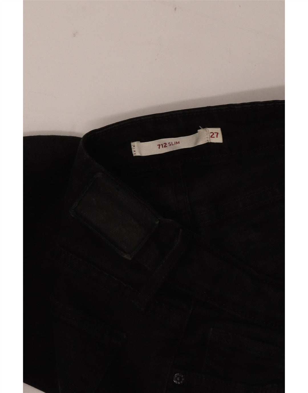LEVI'S Γυναικείο 712 Slim Jeans W27 L28 Μαύρο