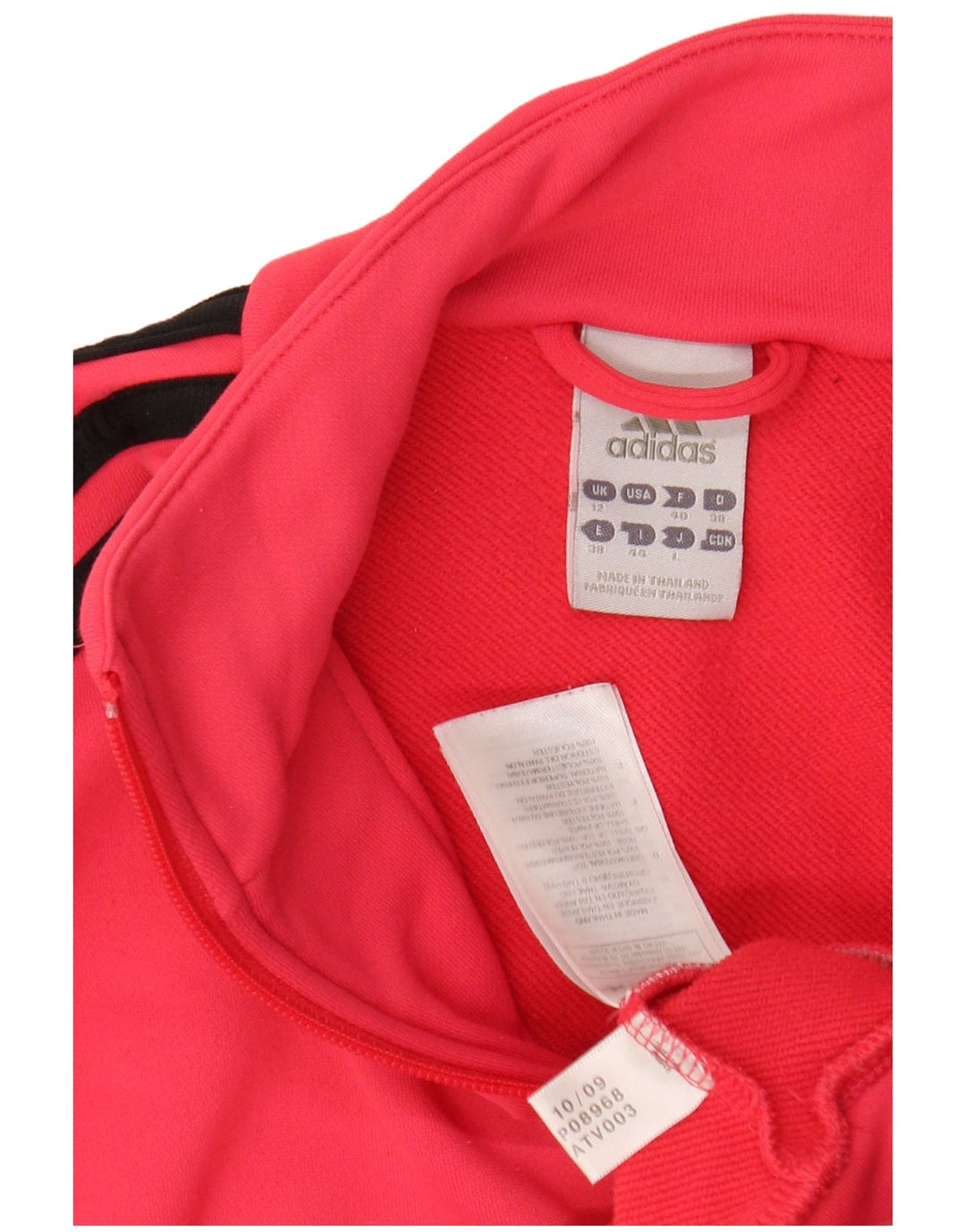 Γυναικεία αθλητική φόρμα ADIDAS Top Jacket UK 12 Medium Pink Polyester