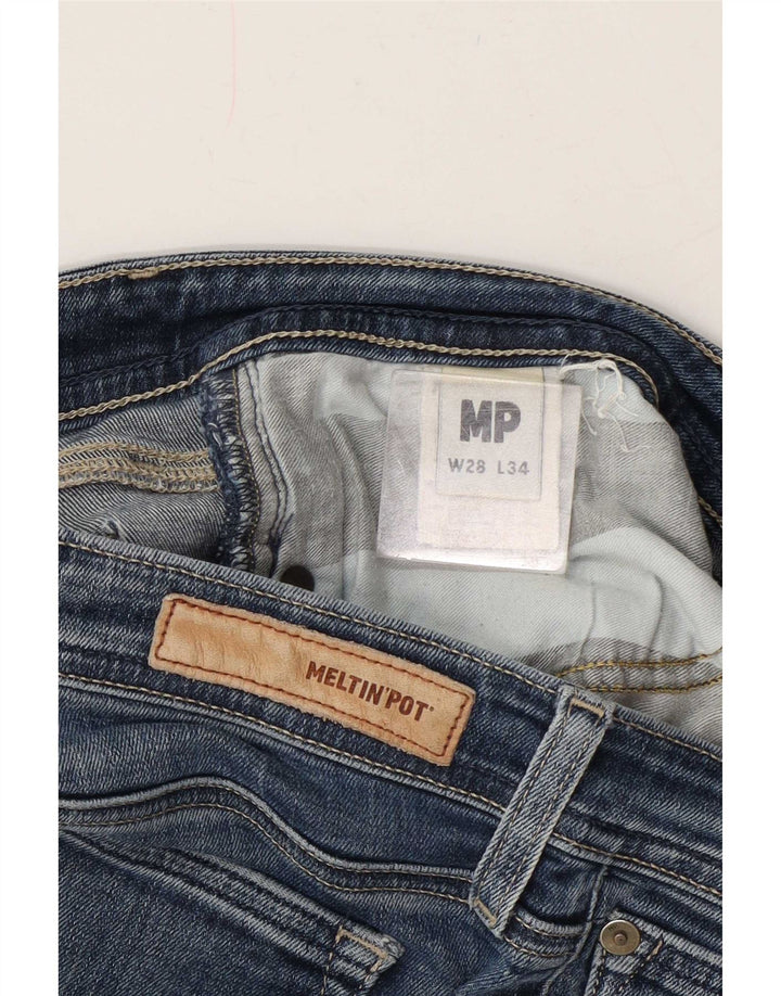 Meltin' Pot Γυναικείο Slim Jeans W28 L34 Μπλε βαμβακερό