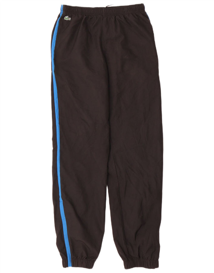 Lacoste Boys Tracksuit Trousers Joggers 15-16 Years Black Polyester