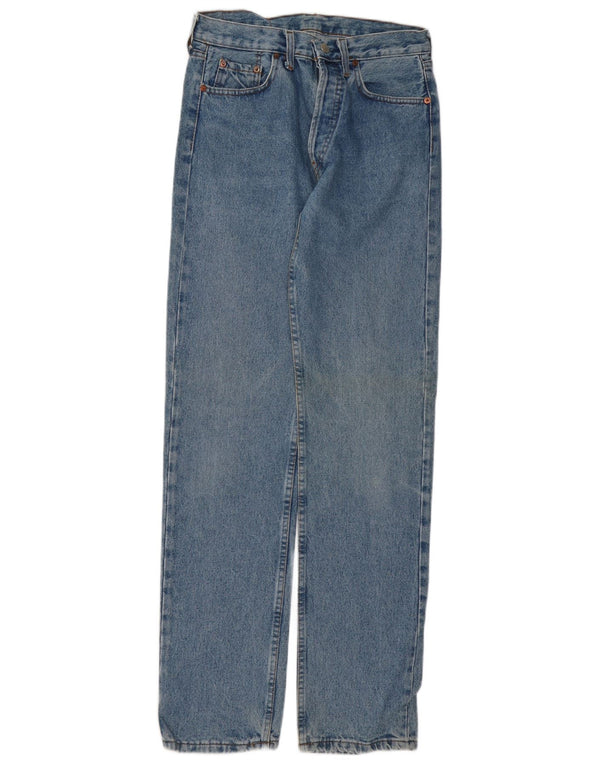 Levi's Mens 501 Straight Jeans W30 L32 Blue Cotton