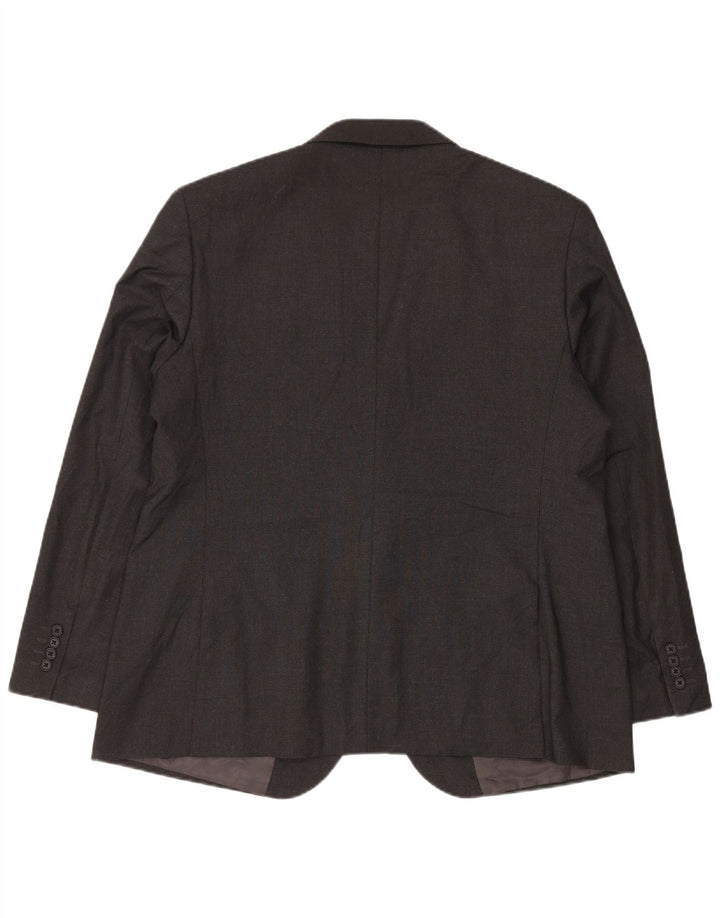 Marks & Spencer Ανδρικό μπουφάν σακάκι με 2 κουμπιά UK 46 3XL Grey Polyester