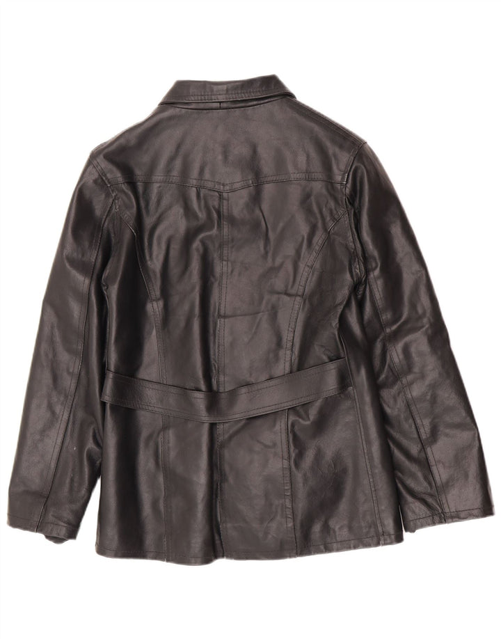 Γυναικείο Δερμάτινο Μπουφάν Bayside UK 10 Small Black