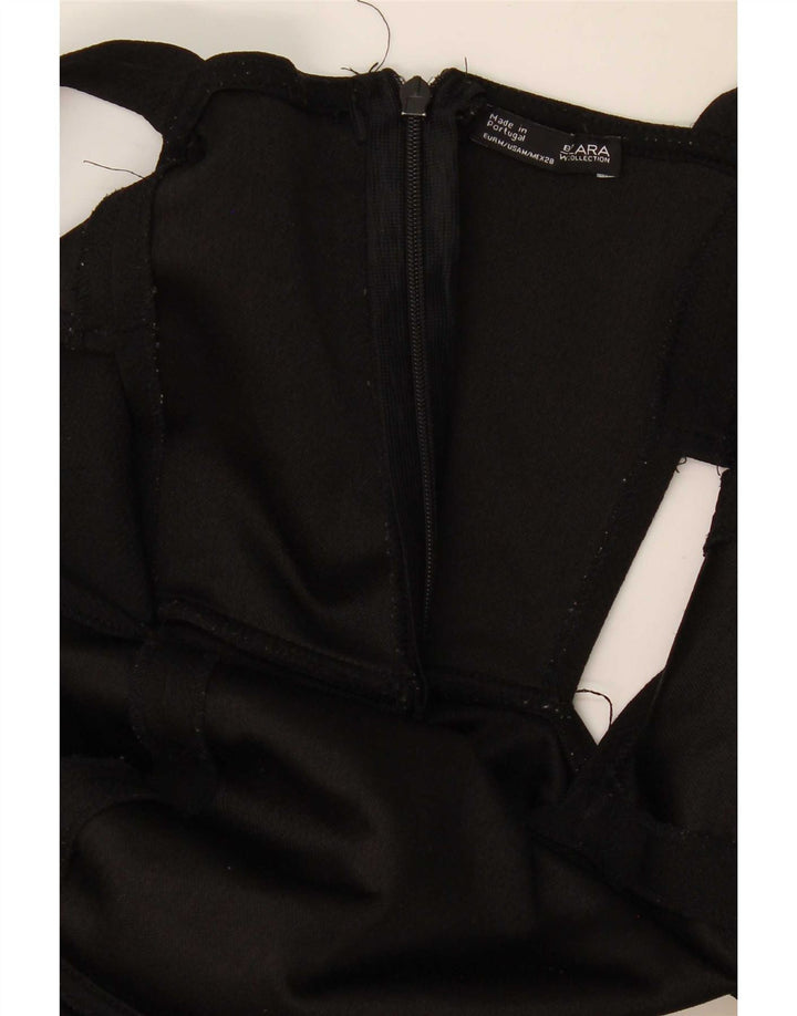 Zara γυναικεία αμάνικη φόρμα UK 12 Medium Black