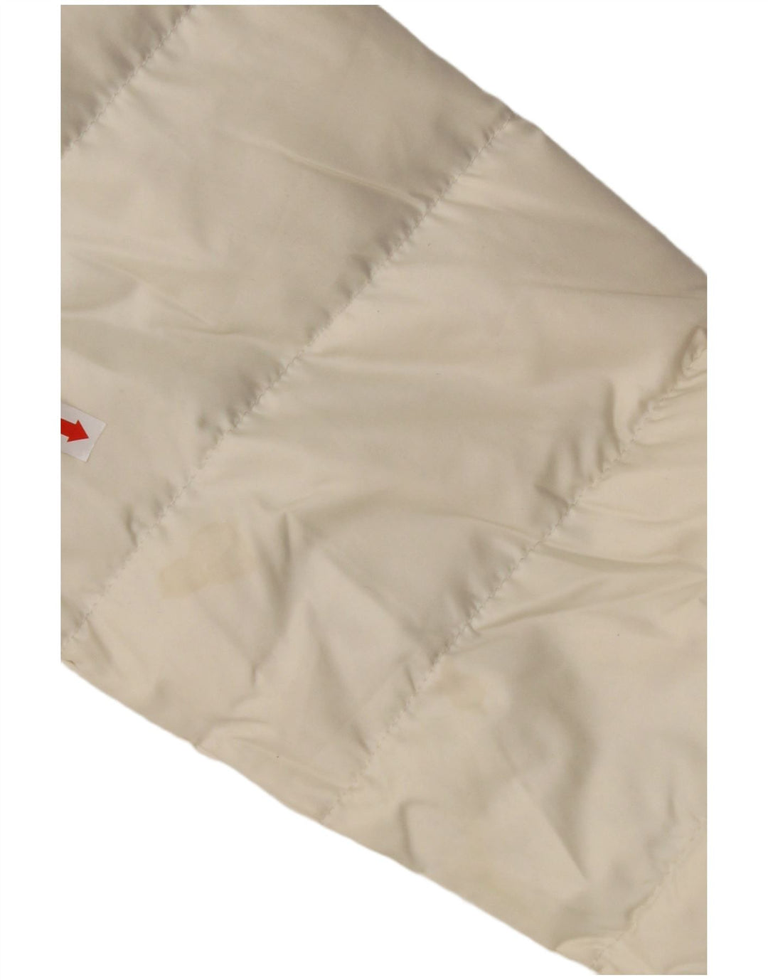 CALVIN KLEIN Γυναικείο μπουφάν με κουκούλα UK 14 Medium Off White Polyester