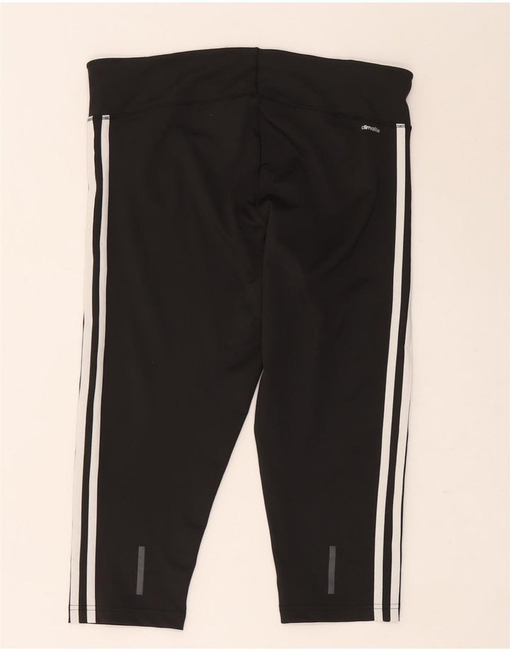 adidas Climalite Capri Γυναικείο Κολάν UK 16/18 Large Μαύρο Πολυεστέρα