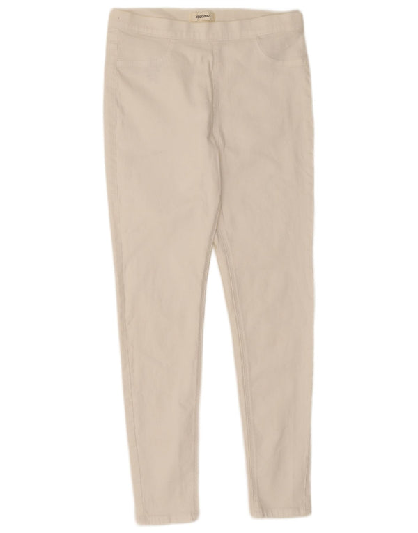 Marks & Spencer Γυναικεία Jegging Τζιν UK 12 Medium W28 L27 Λευκό βαμβακερό