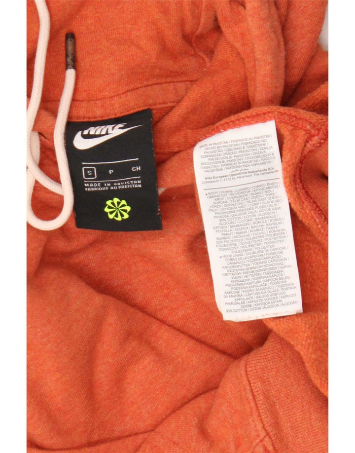 Ανδρικό κουκούλα Nike, μικρό πορτοκαλί βαμβακερό