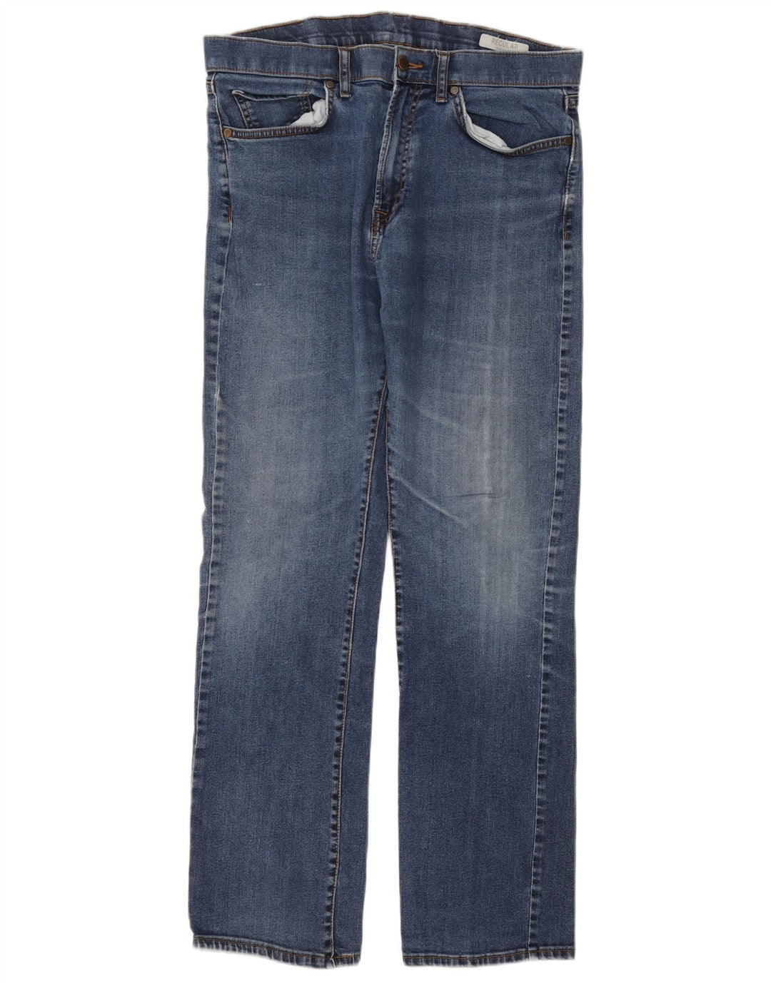 Ανδρικό τζιν κανονικό ίσιο Marks & Spencer W36 L33 Μπλε βαμβακερό