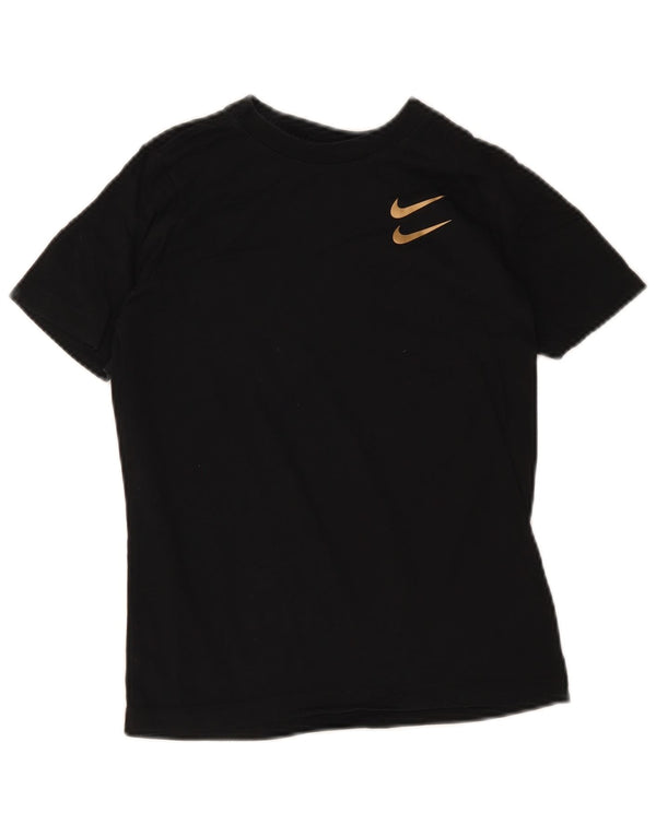 Μπλουζάκι Nike Boys Swoosh Graphic T-shirt 10-11 ετών, μεσαίο μαύρο