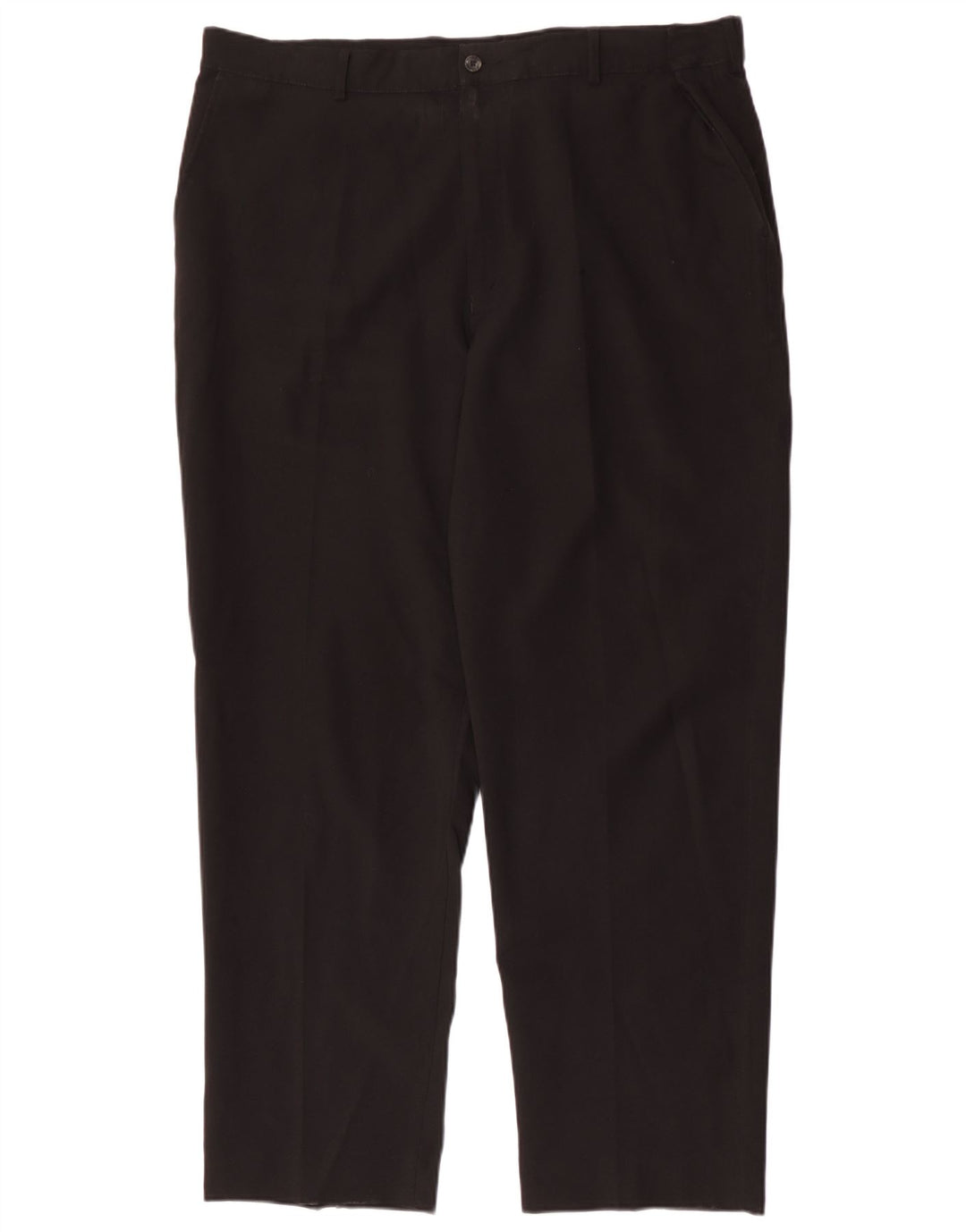 Ανδρικό κωνικό παντελόνι Chino FARAH W42 L31 Μαύρο πολυεστέρα