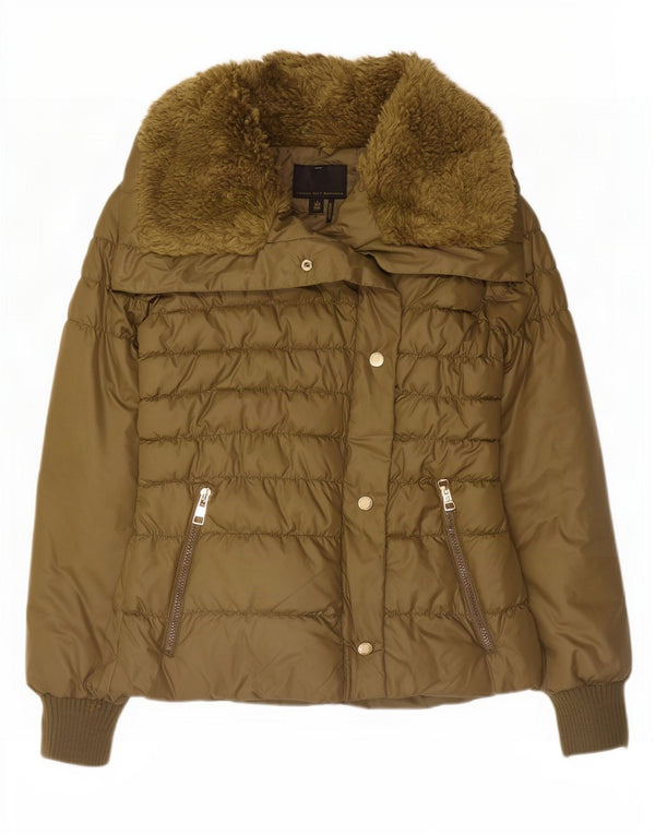 Buffalo Γυναικείο μπουφάν με επένδυση UK 12 Medium Khaki Polyester