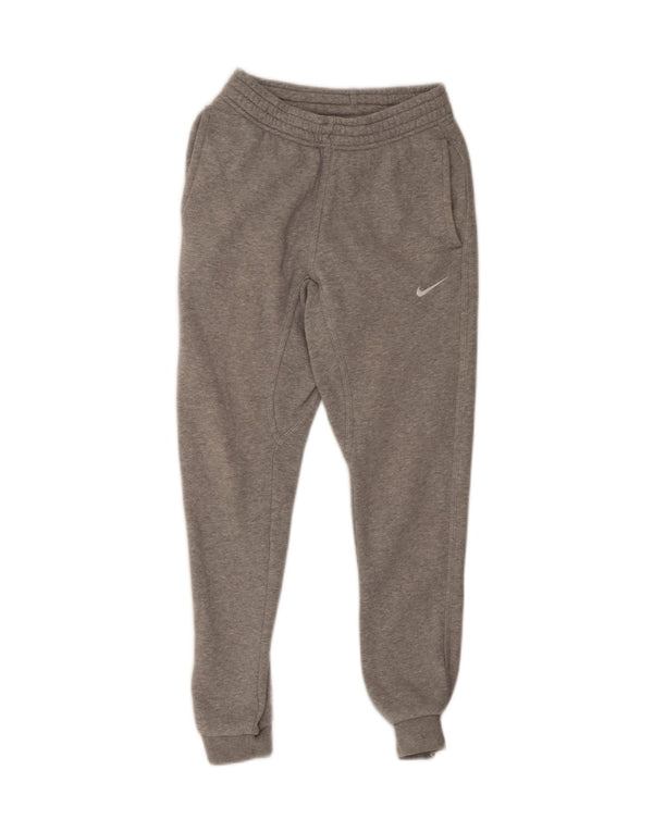 Nike Womens Tracksuit Trousers Joggers UK 6 XS Grey Cotton