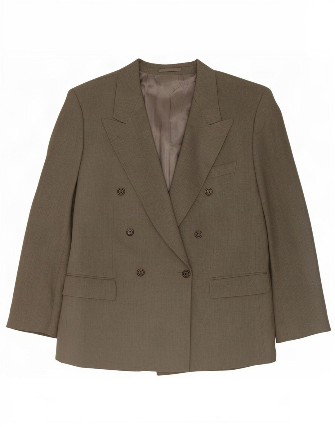 Ανδρικό σακάκι σακάκι με διπλό στήθος Hugo Boss EU 54 2XL Γκρι μαλλί