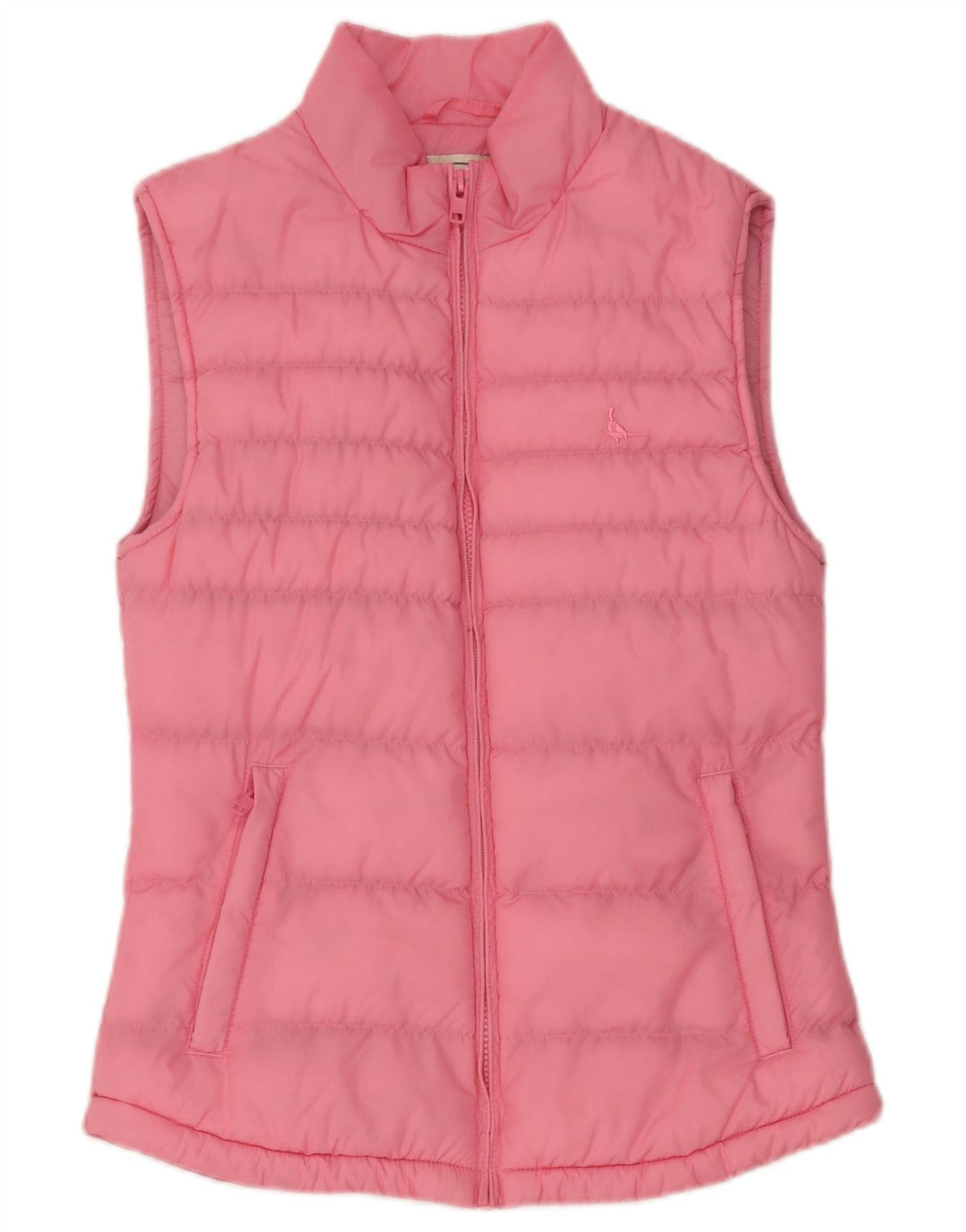 Jack Wills Γυναικεία επένδυση Gilet UK 8 Small Pink Nylon