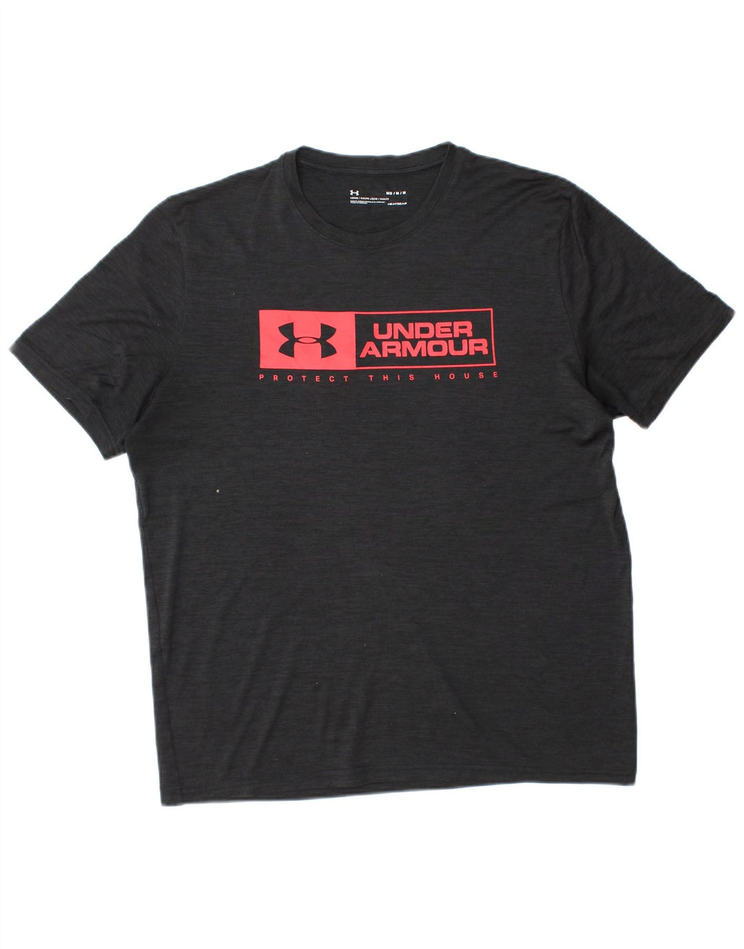 Γραφικό T-Shirt Ανδρικό Heat Gear UNDER Armour Top Medium Μαύρο