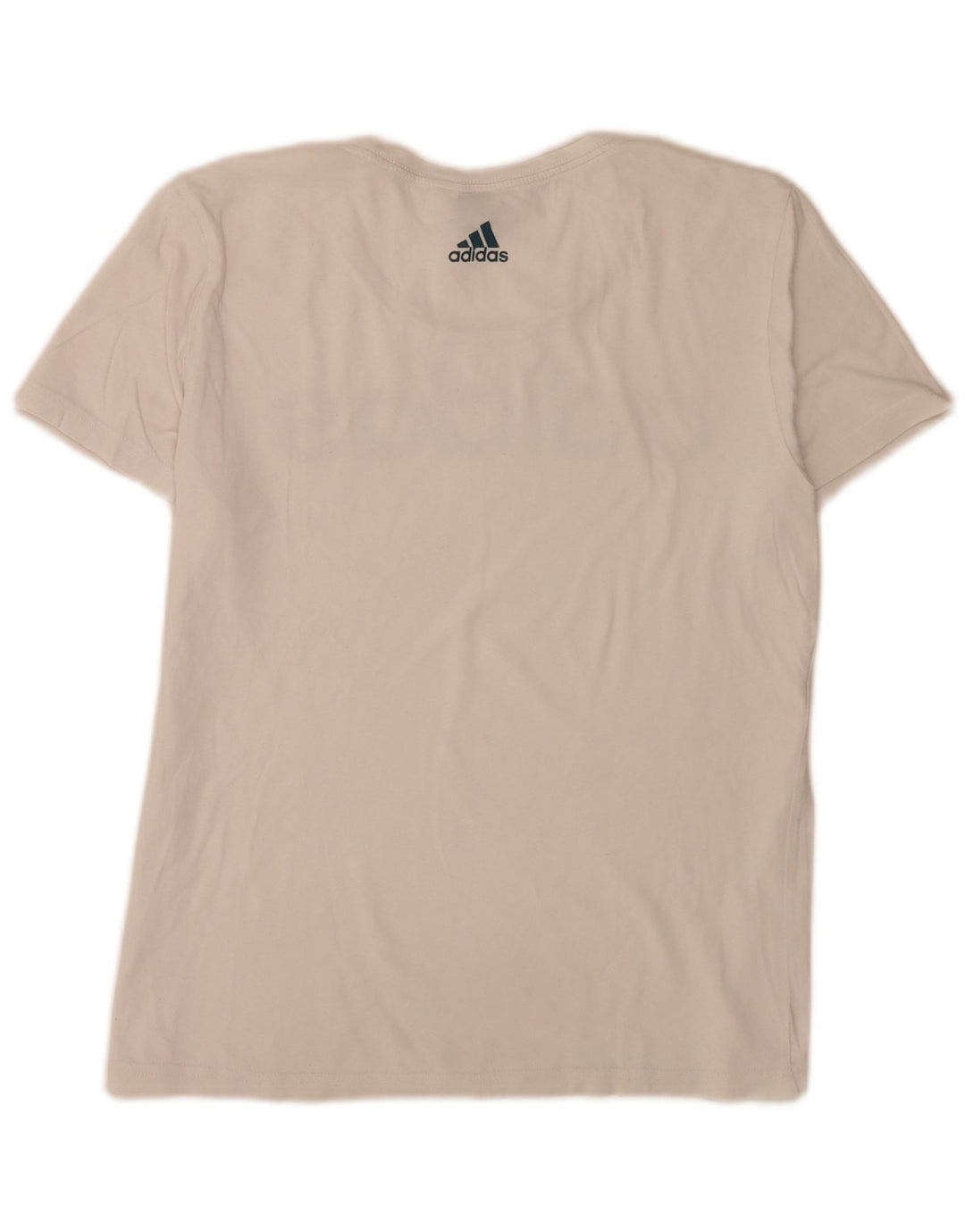 Γυναικείο κανονικό γραφικό μπλουζάκι Adidas Top UK 12 Medium White