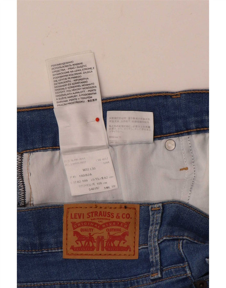 Γυναικείο Skinny Jeans Levi's W32 L30 Blue Cotton