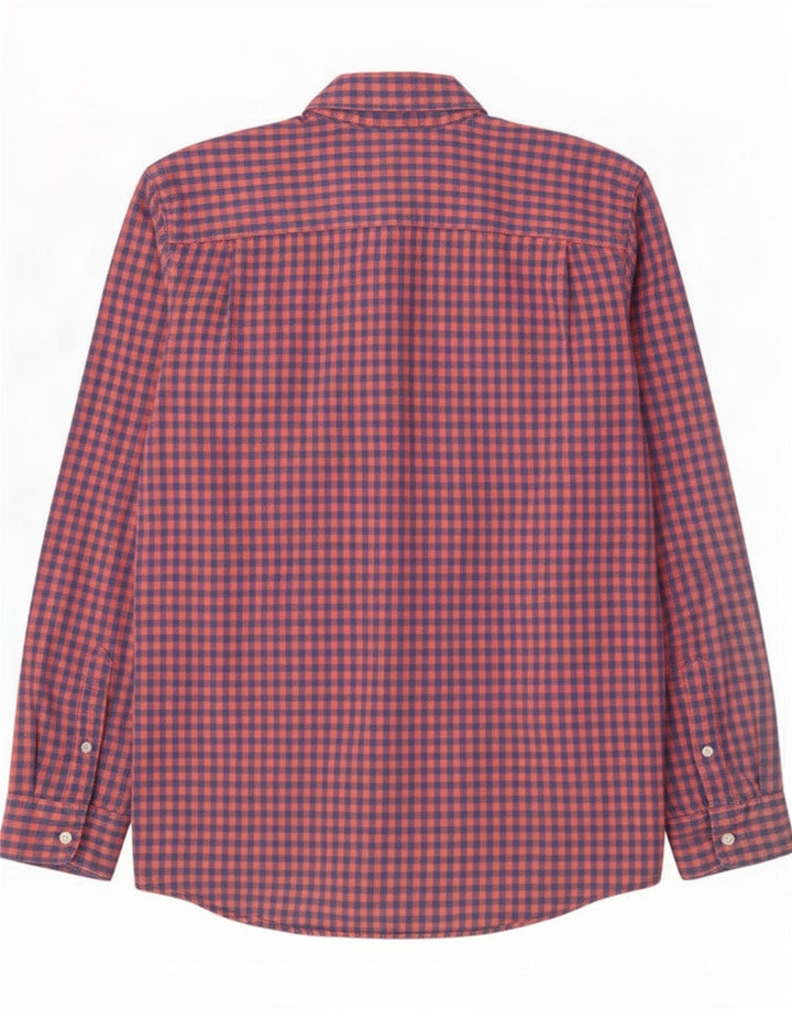 Gap Ανδρικό πουκάμισο Slim Fit Large Red Gingham Cotton