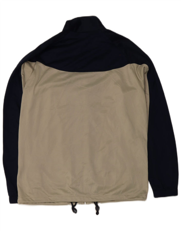 Ανδρική φόρμα Asics Top Jacket Medium Navy Blue Colorblock Polyester