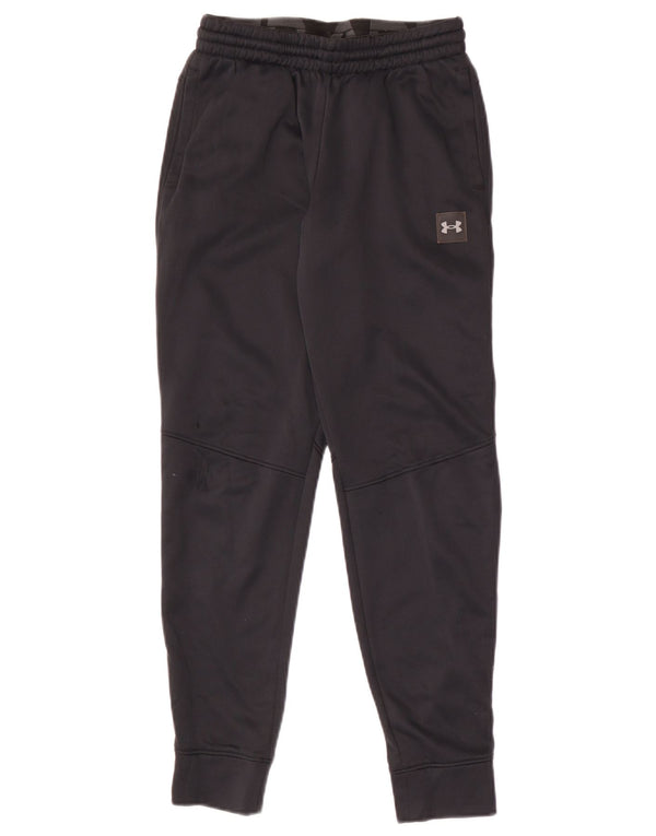 Under Armour Boys Tracksuit Trousers Joggers 11-12 Years Large Μαύρο