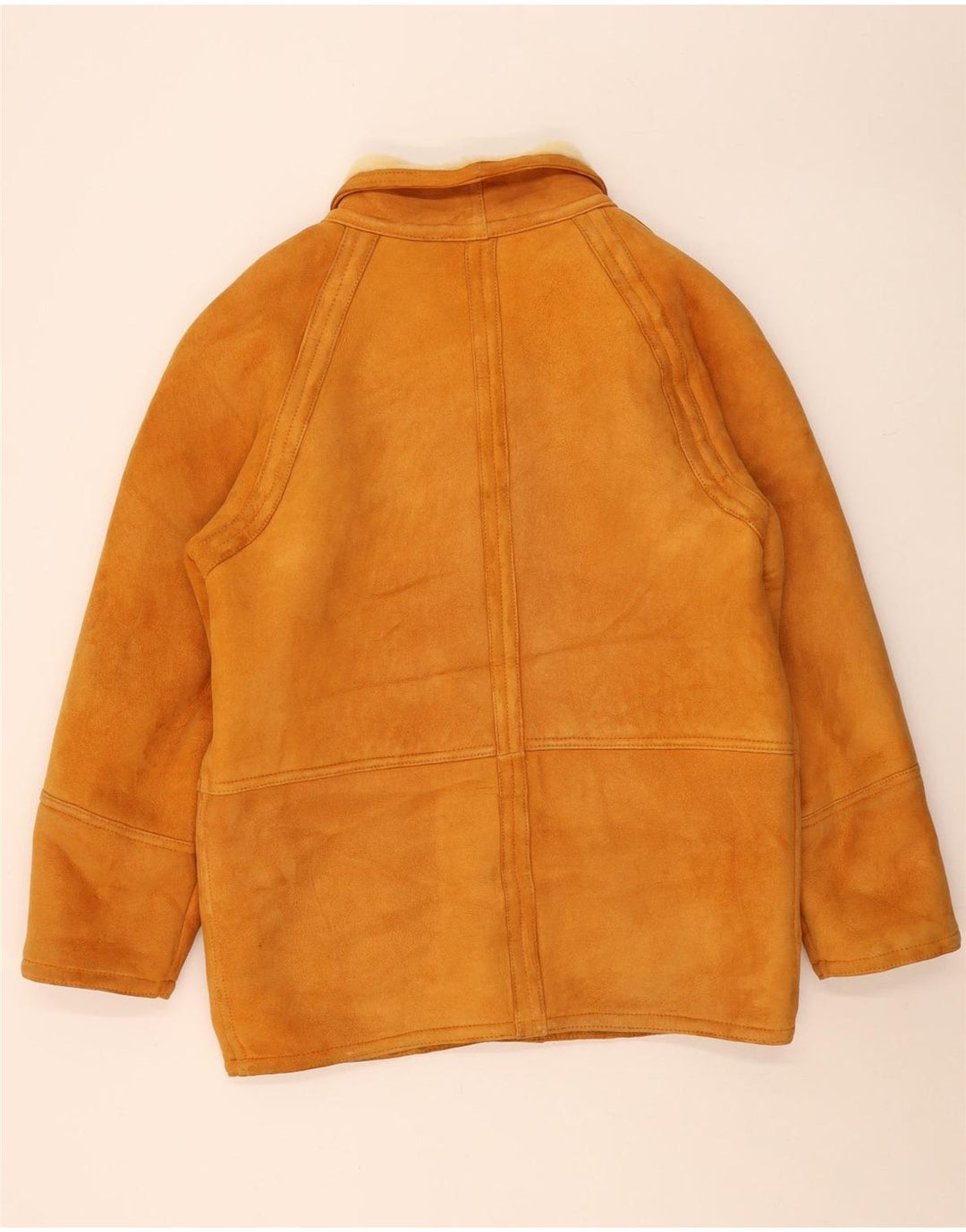 Vintage Ανδρικό Shearling Jacket IT 56 XL Brown Shearling