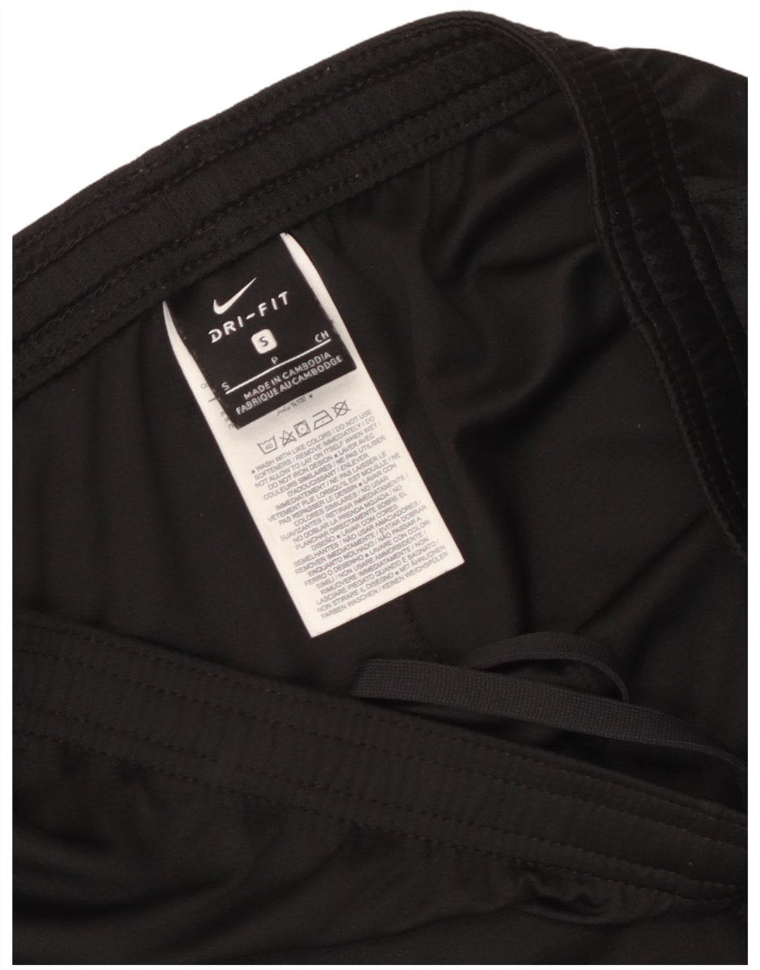 Ανδρικό αθλητικό σορτς Nike Dri Fit, μικρό μαύρο πολυεστέρα