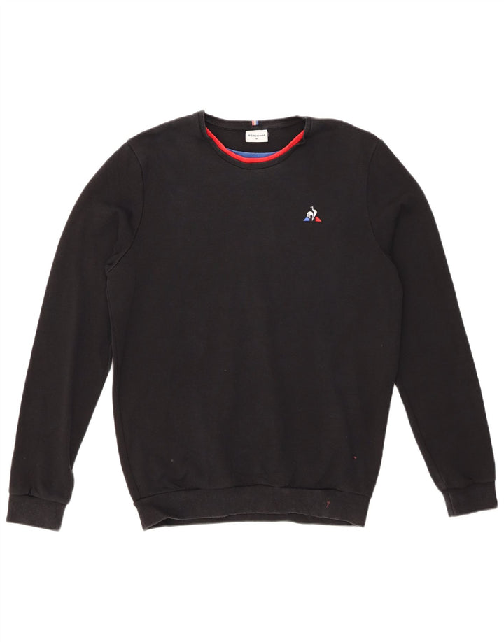 Ανδρικό φούτερ LE COQ SPORTIF Jumper Μεσαίο μαύρο βαμβακερό