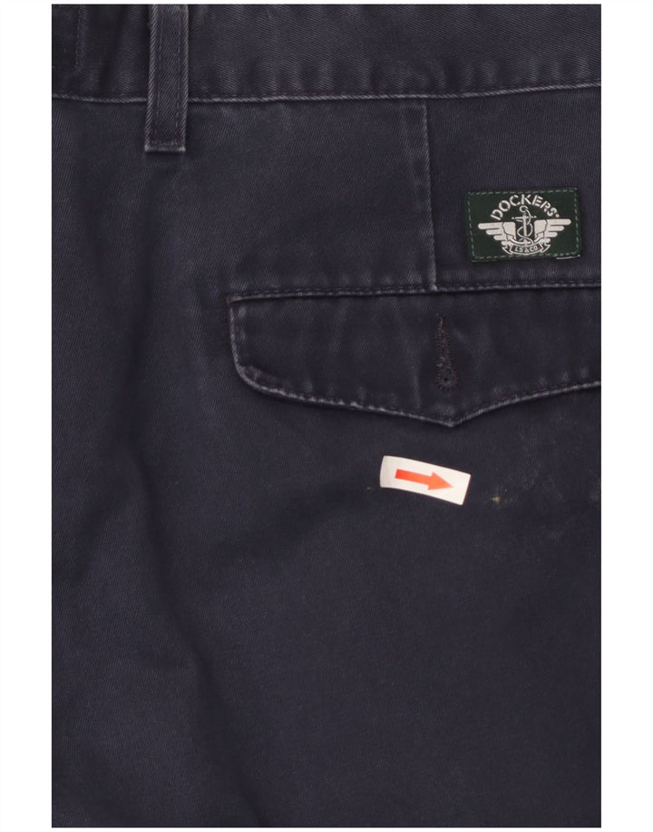 Dockers Ανδρικό Χακί Παντελόνι Chino W38 L32 Navy Blue Cotton