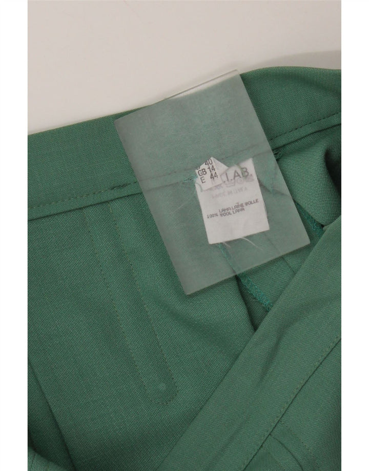 Vintage γυναικείο σετ 1 κουμπιού 2 τεμαχίων UK 12 Medium W28 Green Acetate