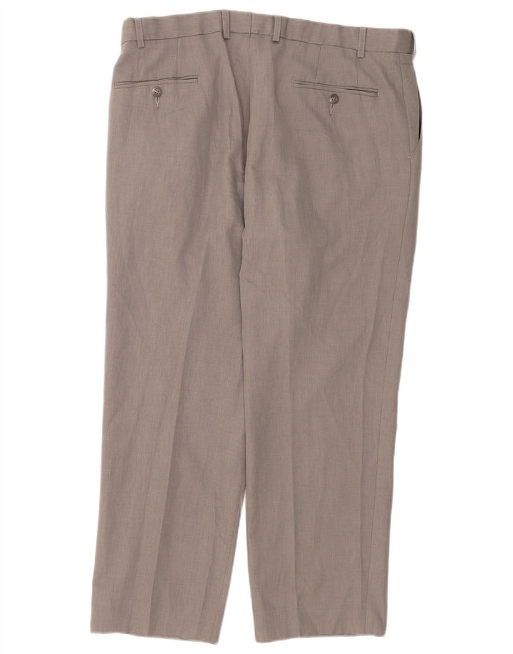Marks & Spencer Ανδρικό ίσιο παντελόνι Chino W38 L28 Grey Polyester