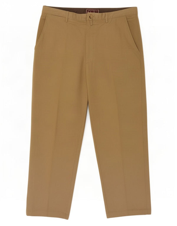 Marlboro Classics Ανδρικό παντελόνι Chino με φαρδιά εφαρμογή EU 58 4XL W38 L28 Beige