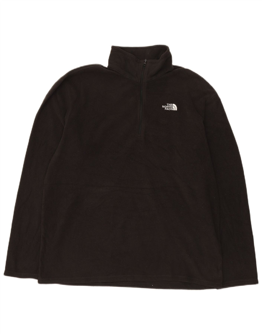 THE NORTH FACE Ανδρικό φερμουάρ Fleece Jumper Μεγάλο Μαύρο Πολυεστέρα
