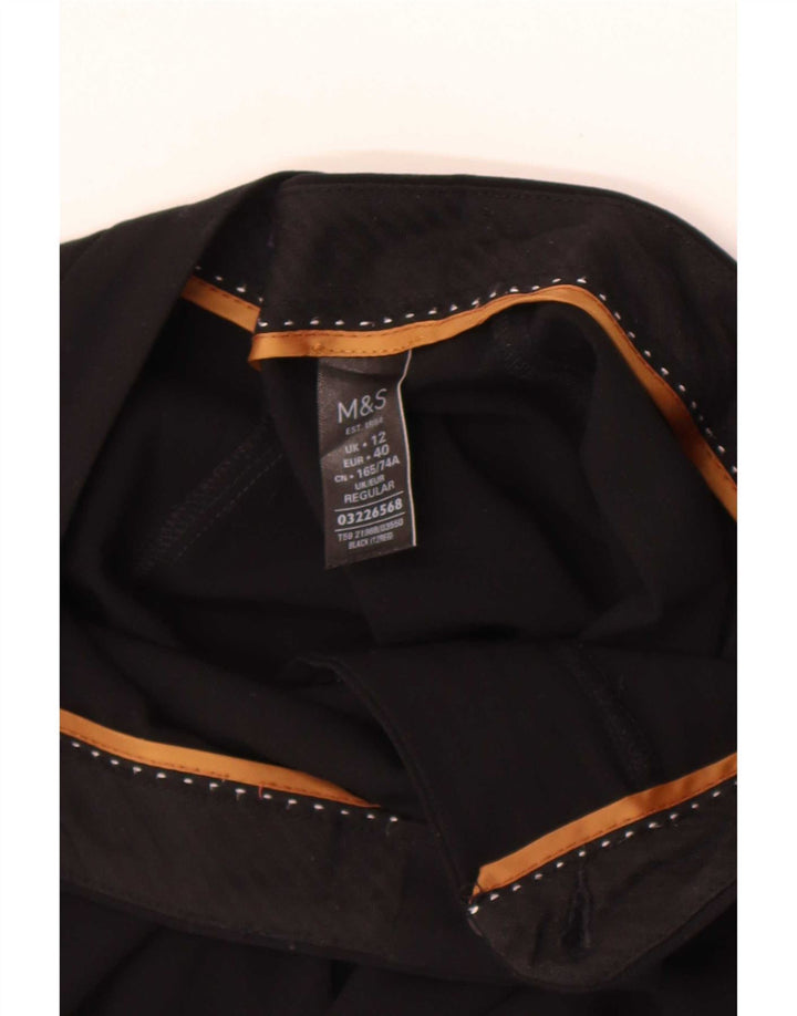 Marks & Spencer γυναικείο μποτάκι παντελόνι UK 12 Medium W30 L27 Μαύρο