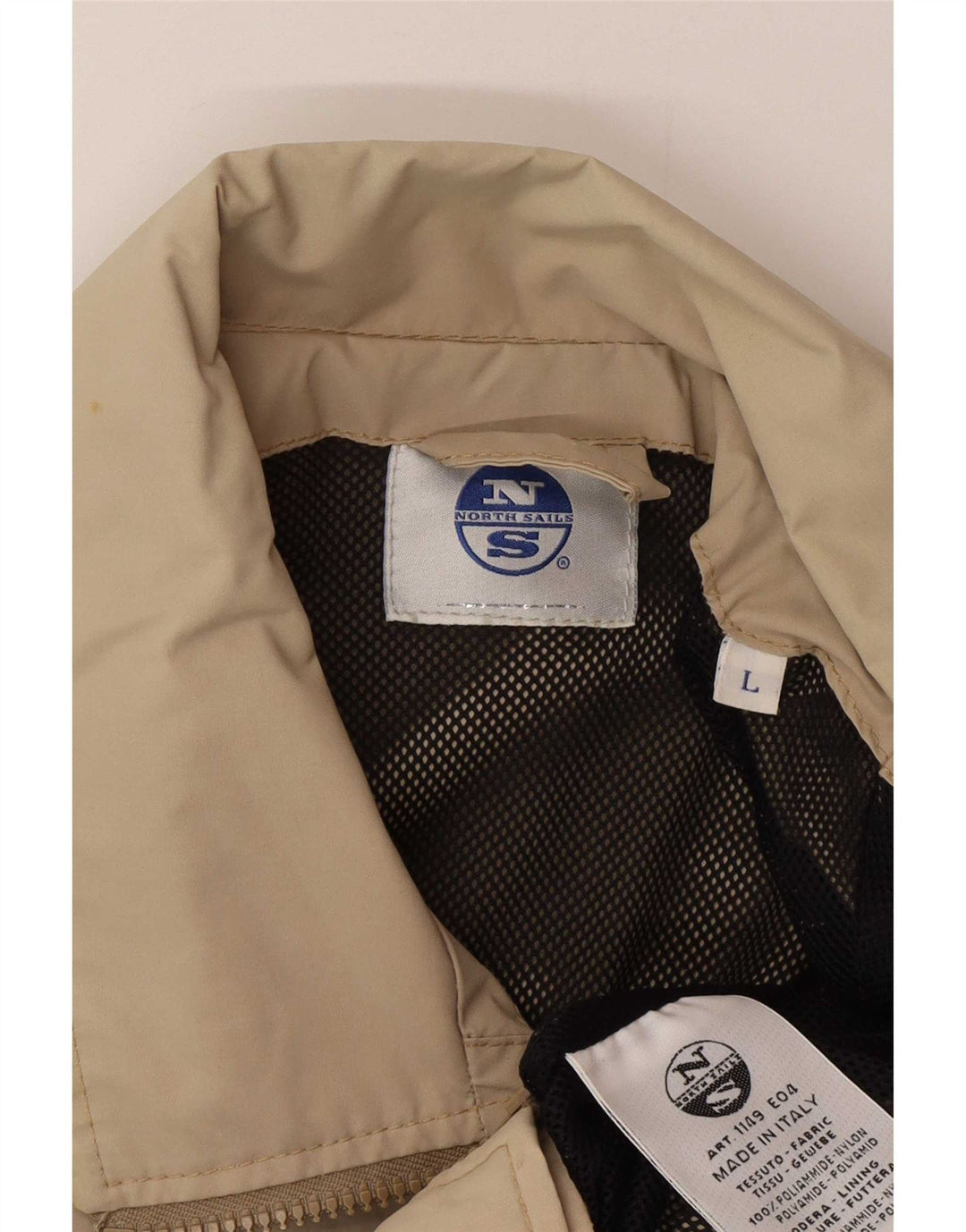 Ανδρικό μπουφάν North Sails UK 40 Large Beige Polyamide