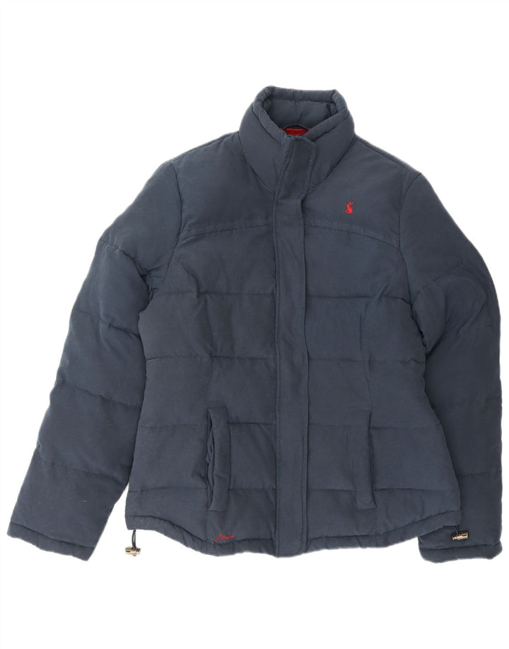 Joules Γυναικείο μπουφάν UK 12 Medium Navy Blue Polyester