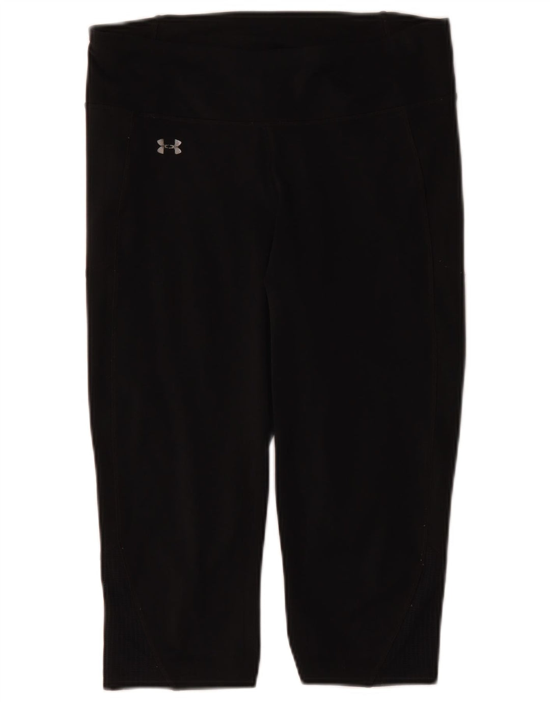 Under Armour Γυναικεία γραφικά Κάπρι Κολάν UK 14 Large Black Polyester