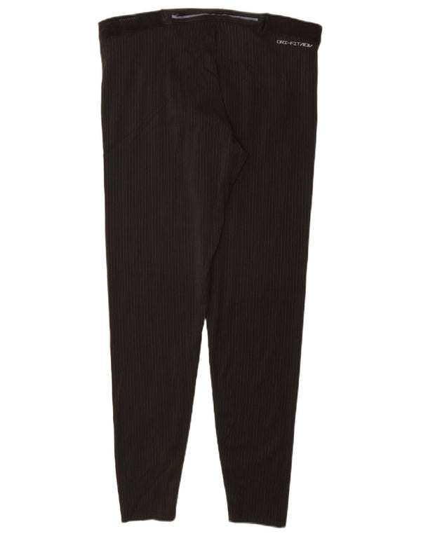 Γυναικείο κολάν NIKE Dri Fit UK 18 XL Μαύρο ρίγες πολυεστέρας