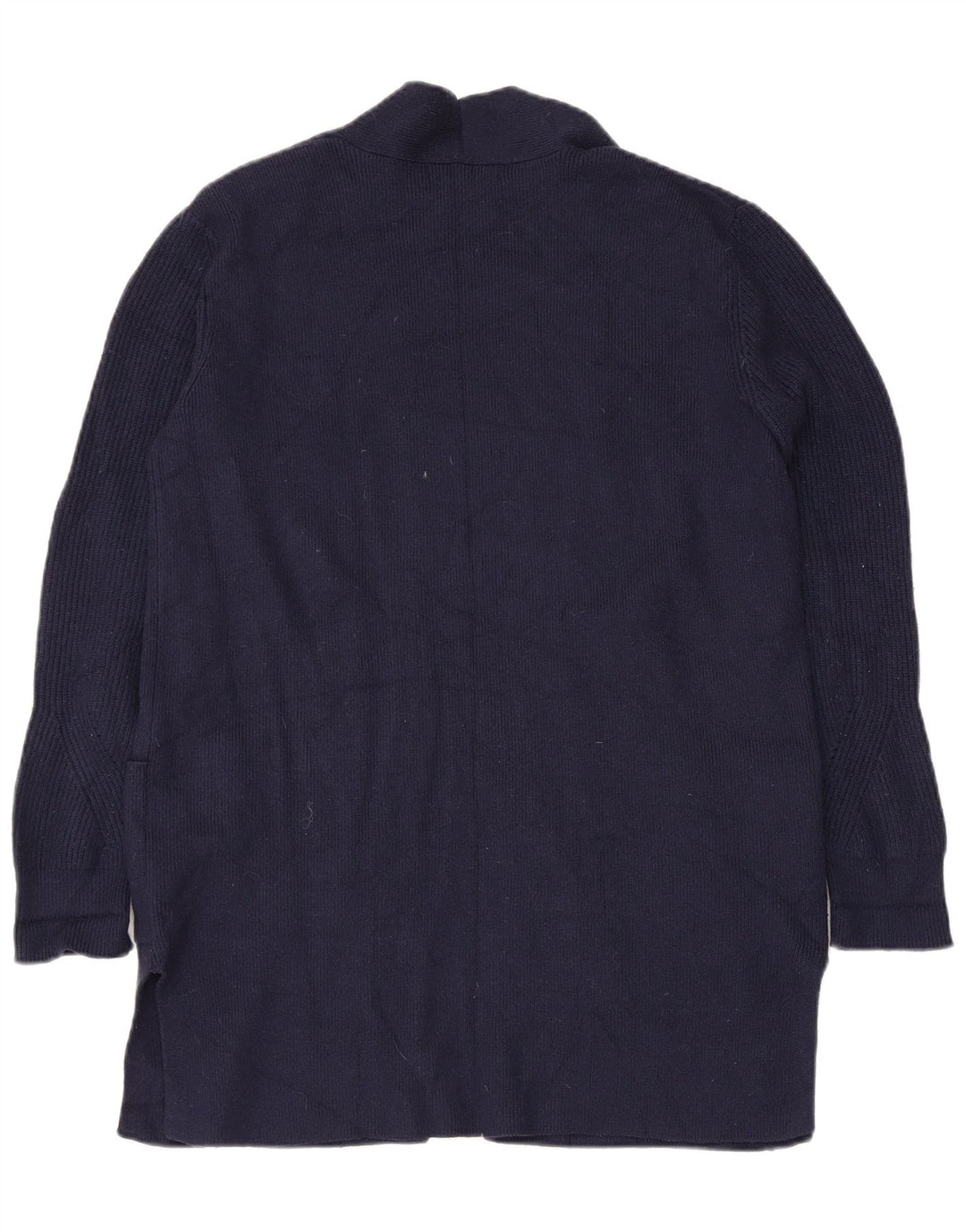 Marks & Spencer Γυναικείο πουλόβερ Longline Cardigan UK 12 Medium Navy Blue