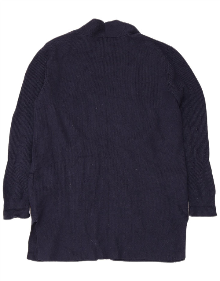 Marks & Spencer Γυναικείο πουλόβερ Longline Cardigan UK 12 Medium Navy Blue