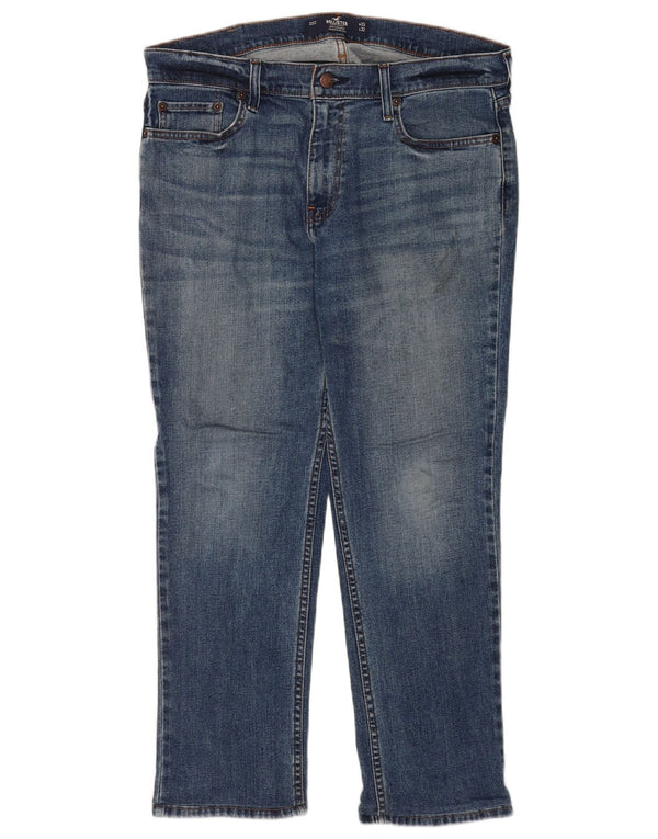 Ανδρικό ίσιο τζιν Hollister Slim W33 L27 Μπλε βαμβακερό