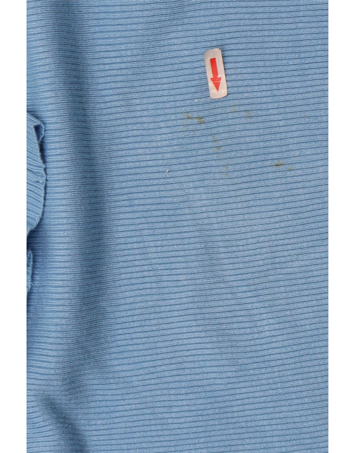 Marks & Spencer Γυναικείο τοπ μακρυμάνικο UK 18 XL μπλε βισκόζη