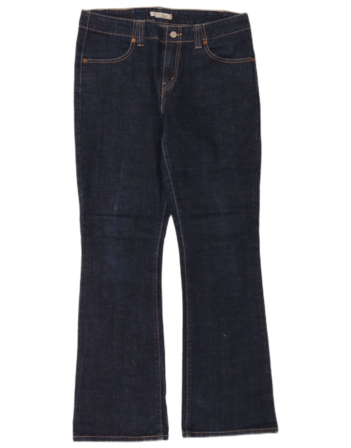 Levi's Womens 525 Bootcut Jeans US 10 Medium W32 L32 Navy Blue Cotton