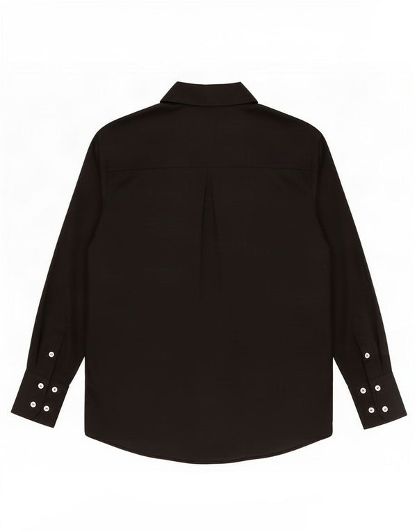 Zara Γυναικείο πουκάμισο Oversized UK 10 Small Black