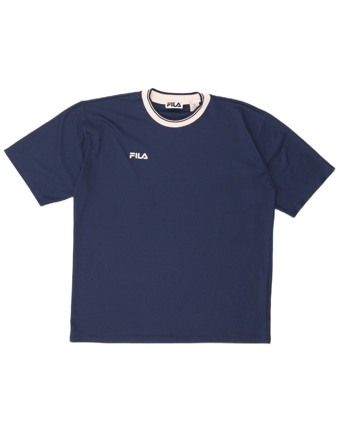 Ανδρικό T-Shirt FILA Top XL Navy Blue Polyester