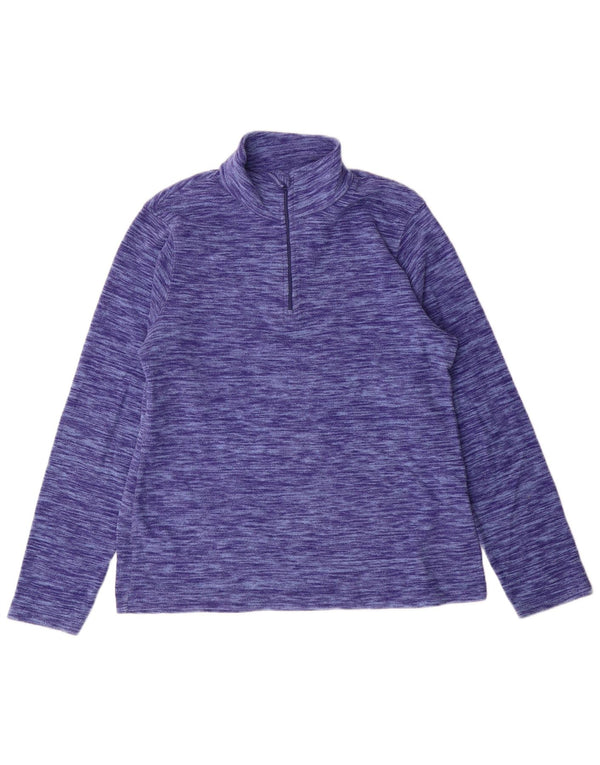 Mountain Warehouse Womens Fleece Jumper UK 14 Large Purple Polyester